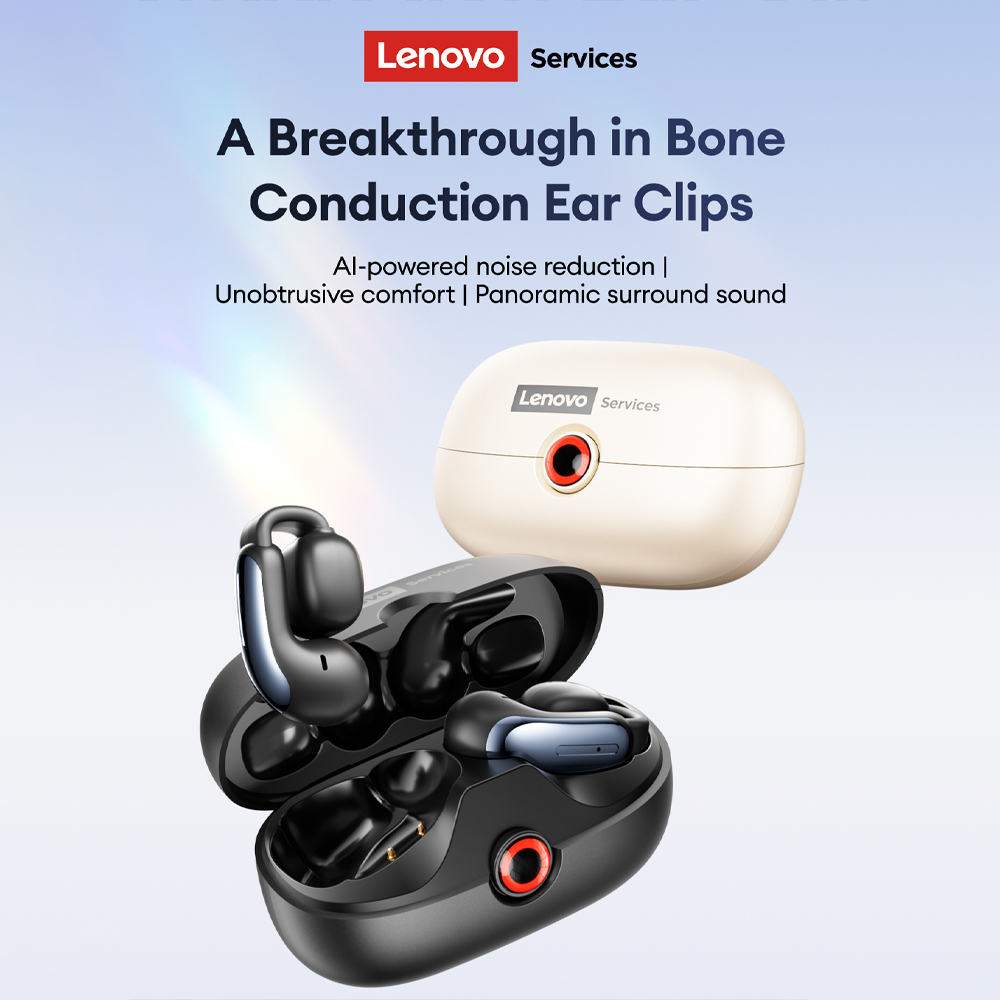 Esports Gamer - Lenovo LES-108 condução óssea tws clipes