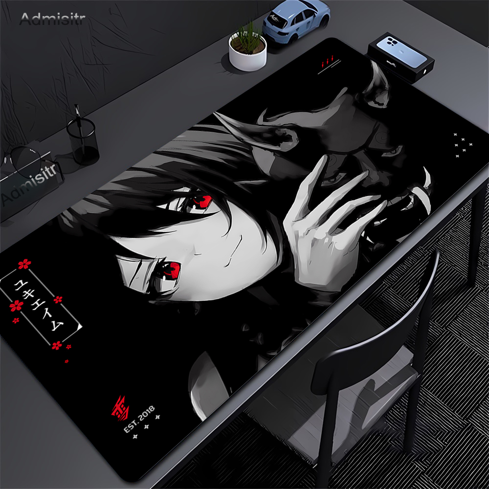 Esports Gaming Keyboard And Mouse - Anime máscara menina mouse pad yuki