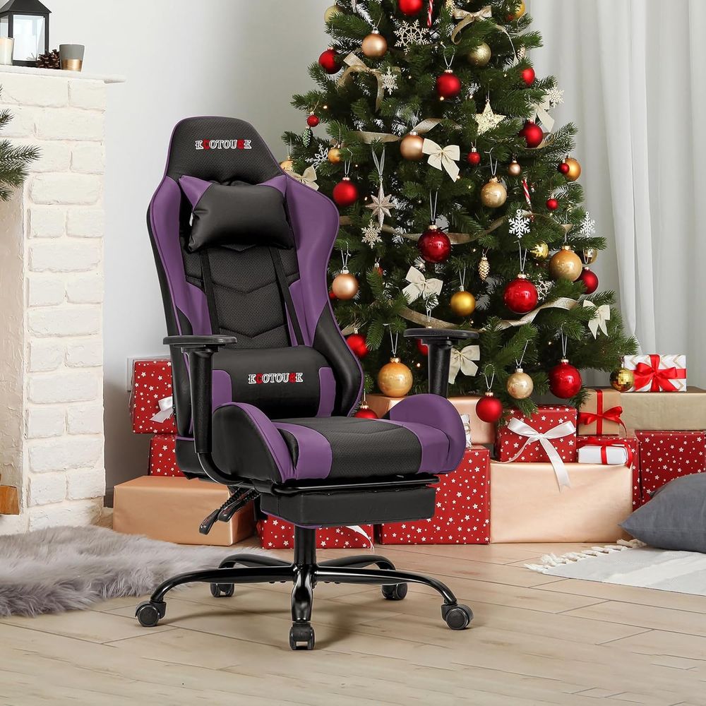 Gaming & Esports District - Cadeira Gamer Estilo Racing com Apoio