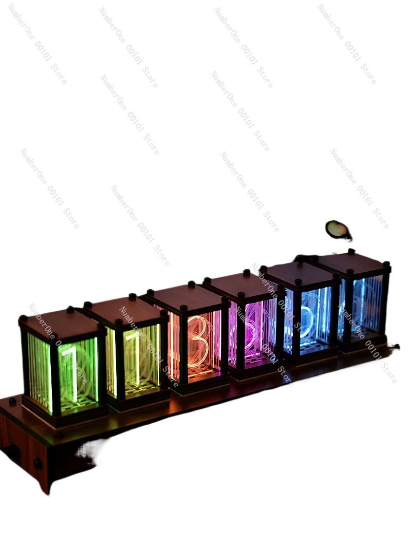 Esports Gaming Youtube - Relógio de tubo brilhante rgb, relógio