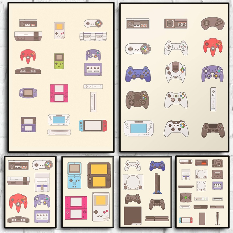 Video Gaming & Esports Usd Acc - Pôster de Evolução de Videogames Portáteis