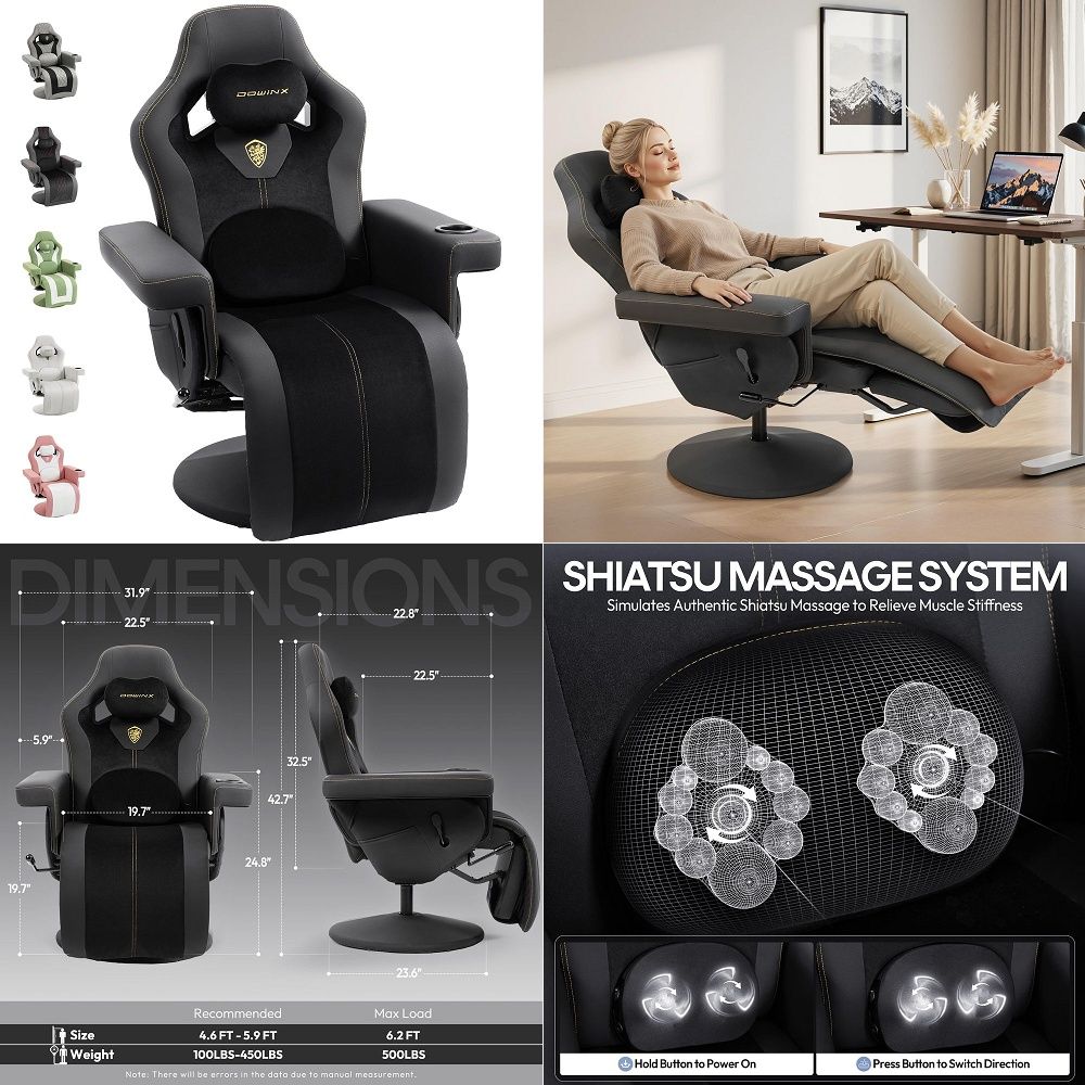 Gaming & Esports District - Cadeira Gamer M6 com Controle Climático,
