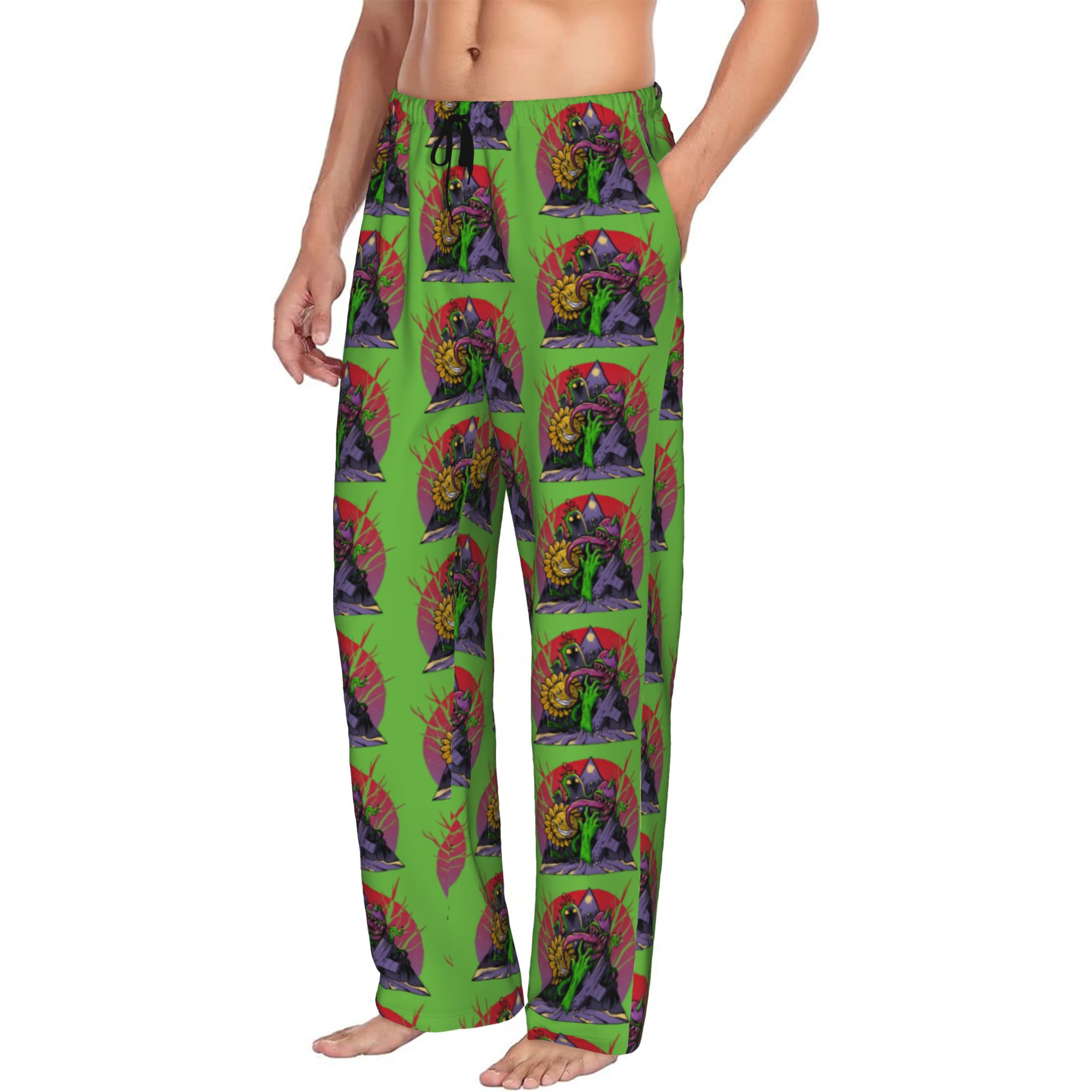 Video Gaming & Esports Usd Acc - Calças de Pijama Masculinas Personalizadas com