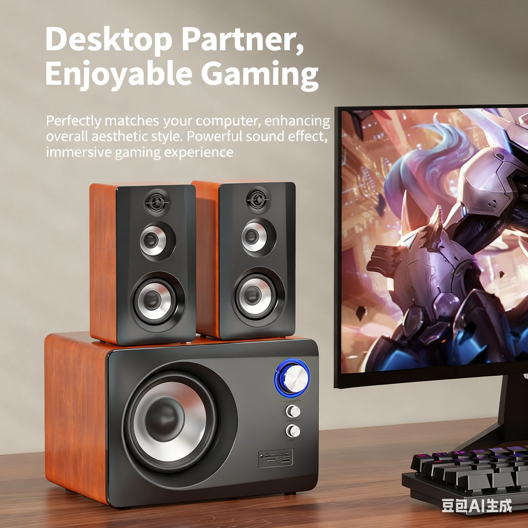 Caixa de Som Bluetooth de Alta - Gaming Speaker 2.1 avaliação e preço