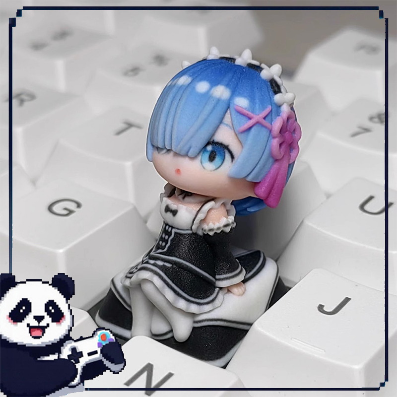 Re anime menina keycap teclado - Esports Essential Gaming Pc avaliação e preço