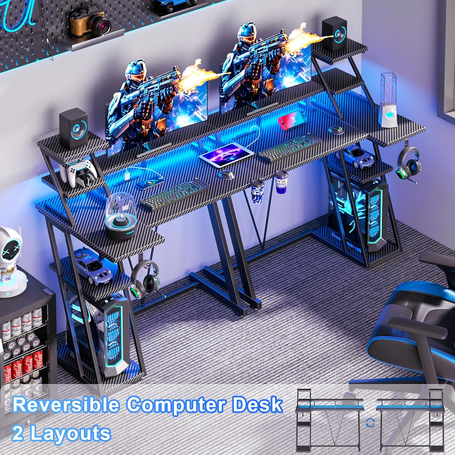 Mesa de jogos profissional de  - Esports Gaming Design avaliação e preço