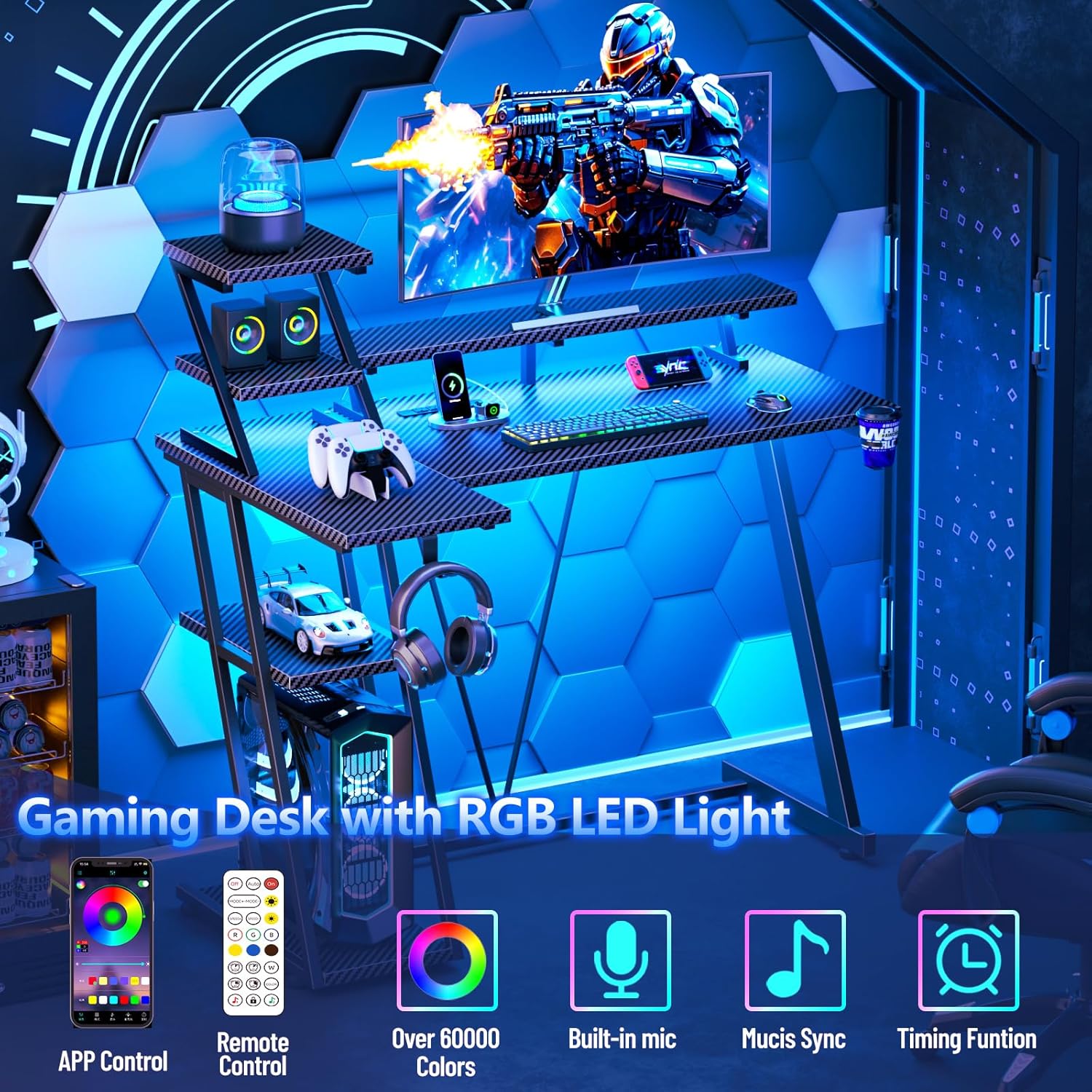 Mesa de jogos profissional de  - Esports Gaming Design avaliação e preço