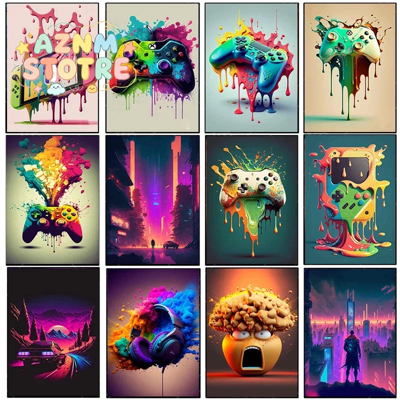 Pintura em Tela Vintage Colori - Esports Gamer avaliação e preço