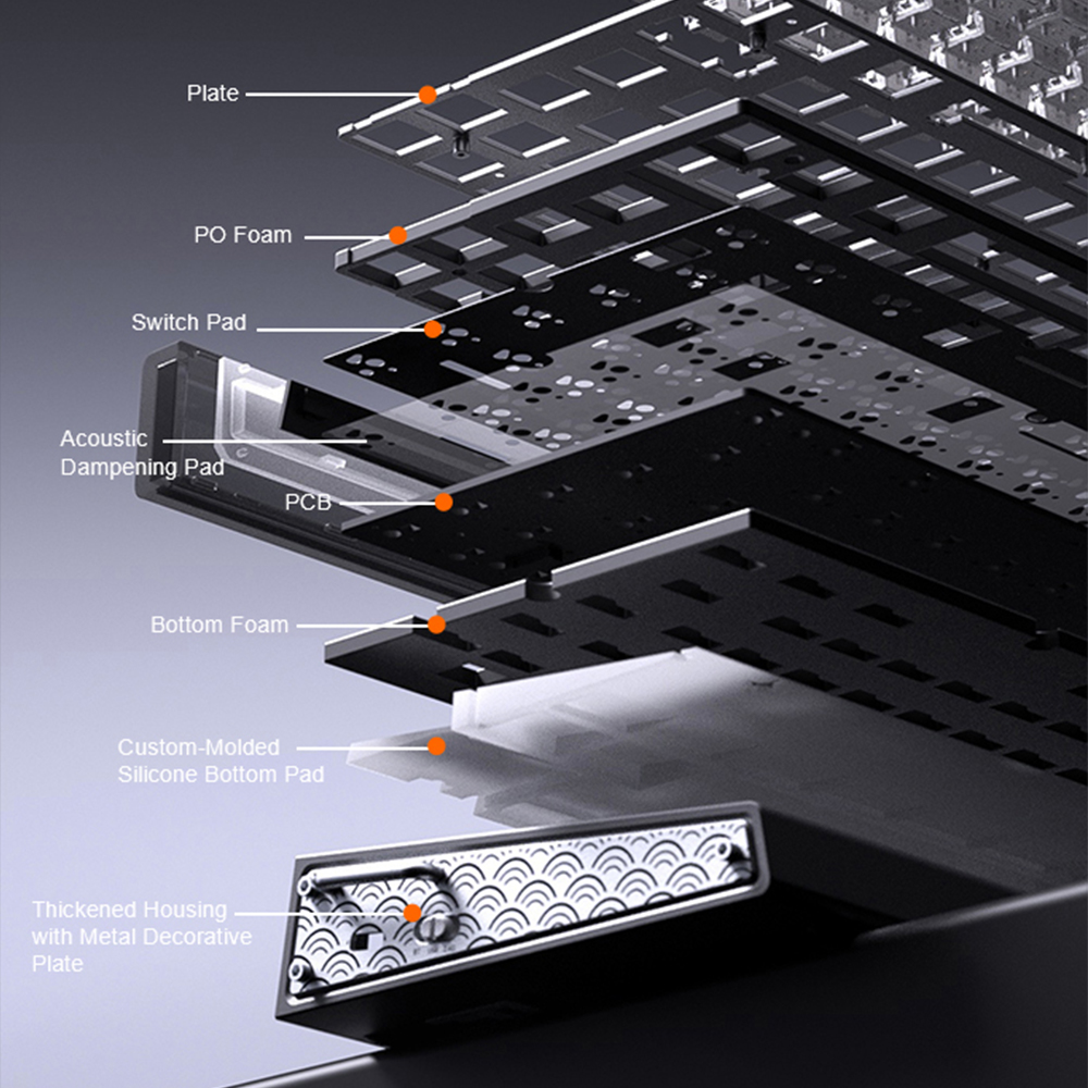 Teclado Mecânico AULA HERO75 H - Esports Essential Gaming Pc avaliação e preço