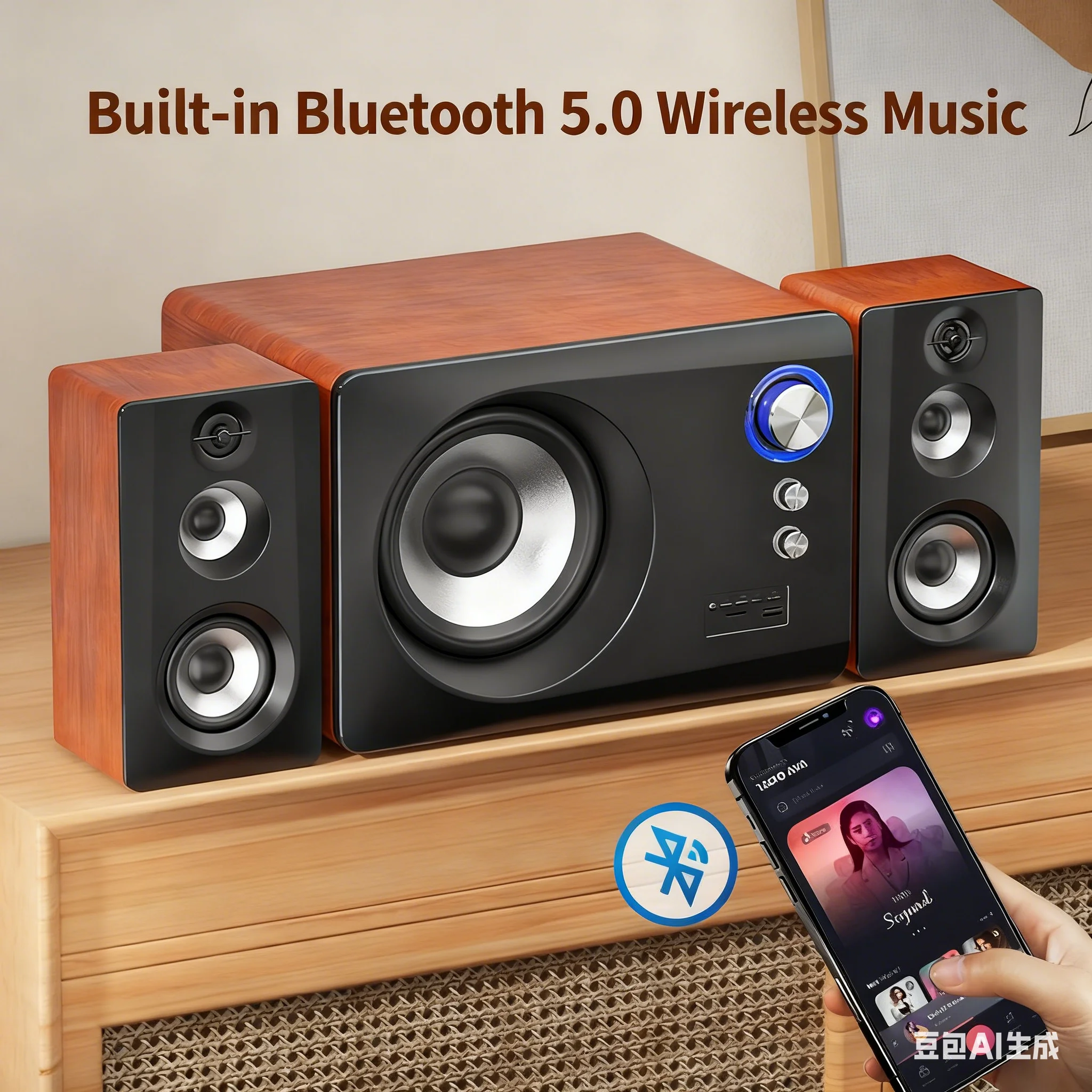 Alto-falantes Bluetooth 2.1 de - Gaming Speaker 2.1 avaliação e preço
