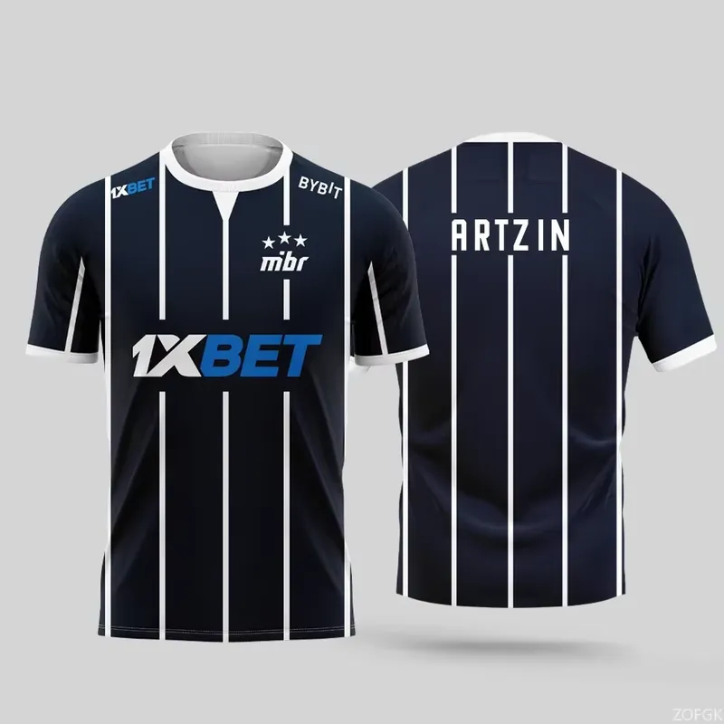 Camisa de Gaming da Equipe MIB - Esports Gaming Team avaliação e preço