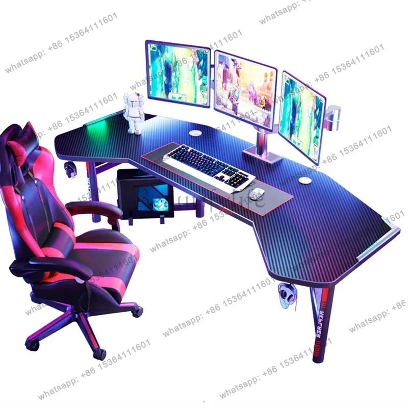 Mesa de computador branca, móv - Esports Gaming Furniture avaliação e preço