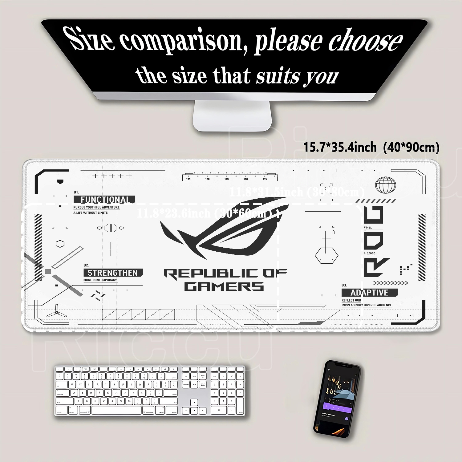 Mouse Pad Grande para Jogos R- - Esports Essential Gaming Pc avaliação e preço