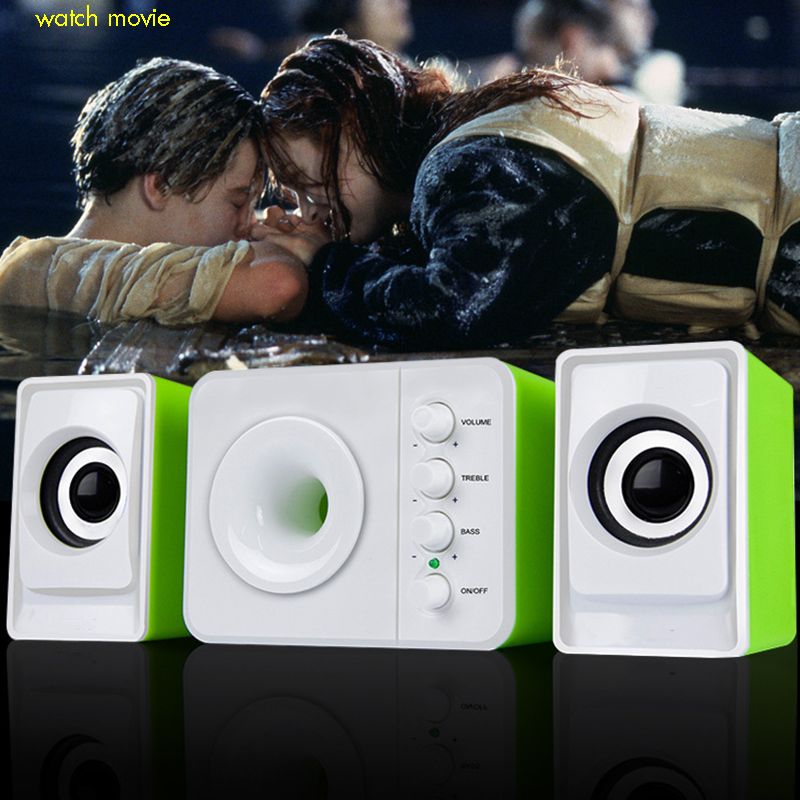 USB Powered Desktop Speakers,  - Gaming Speaker 2.1 avaliação e preço