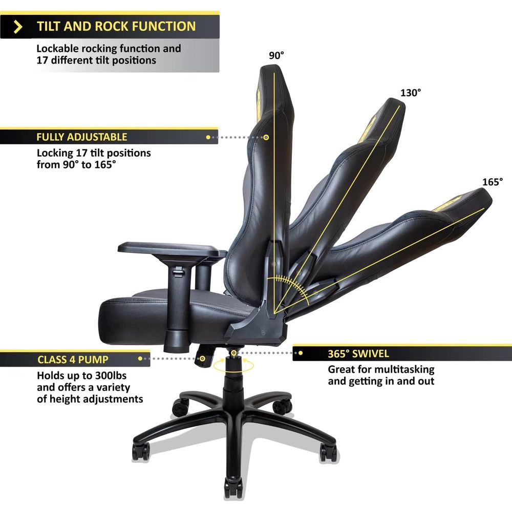 Cadeira ergonômica reclinável  - Gaming & Esports District avaliação e preço