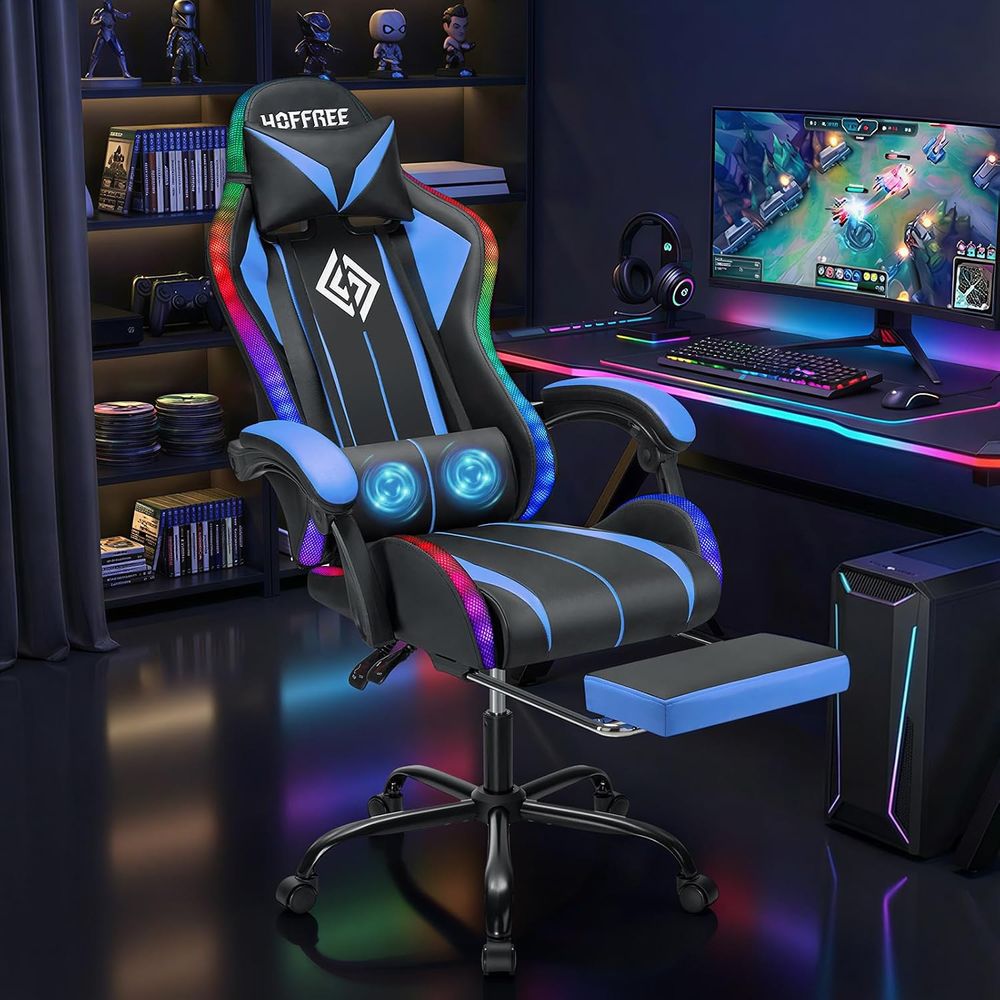 Cadeira Gamer LED com Massagem - Video Gaming & Esports Usd Acc avaliação e preço