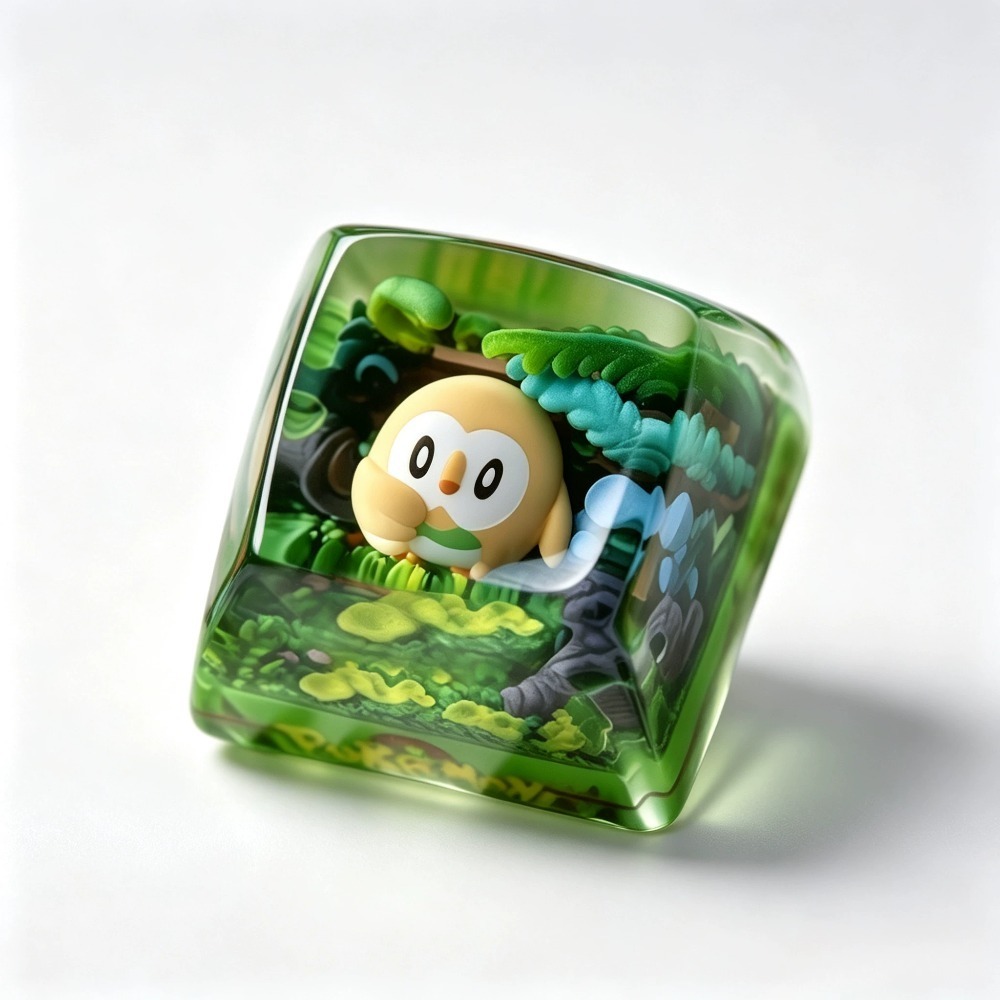 Tecla Pokémon ‌ Rowlet ‌   Tec - Esports Y Gaming avaliação e preço