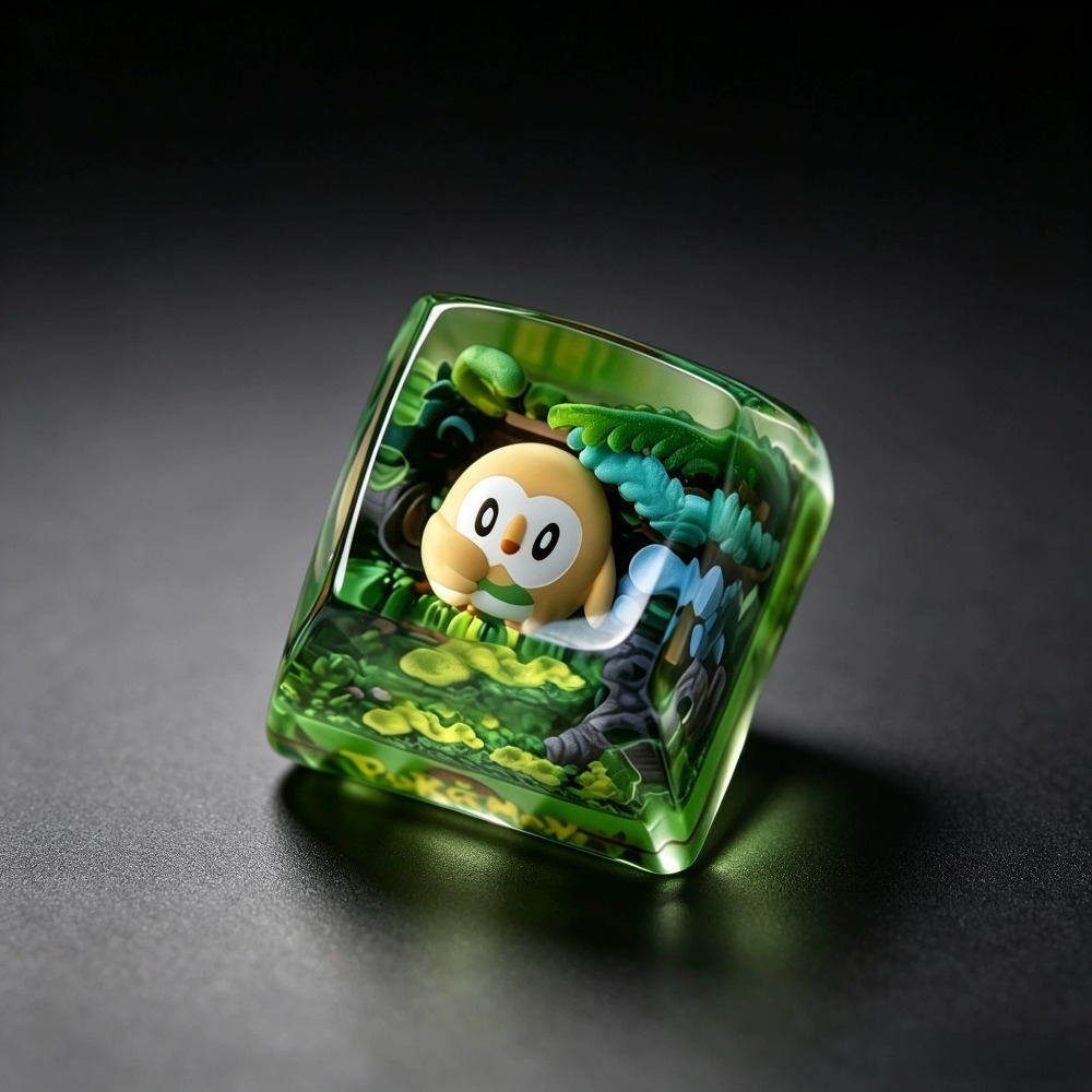 Tecla Pokémon ‌ Rowlet ‌   Tec - Esports Y Gaming avaliação e preço