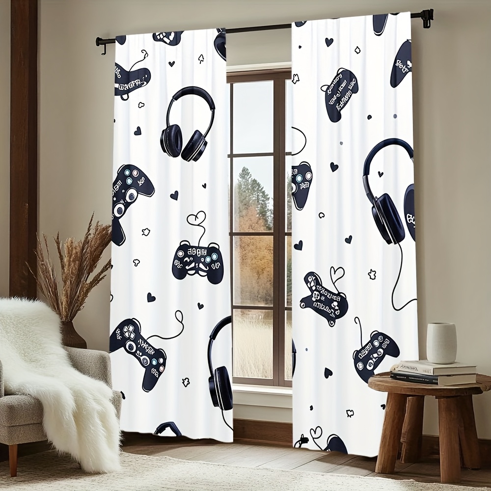 Cortinas com Estampa de Contro - Esports Gaming Youtube avaliação e preço
