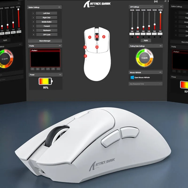 Mouse Gamer Sem Fio R1 ATTACK  - Esports Essential Gaming Pc avaliação e preço